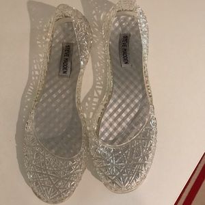 Steve Madden P-Swirly clear jelly ballet flat